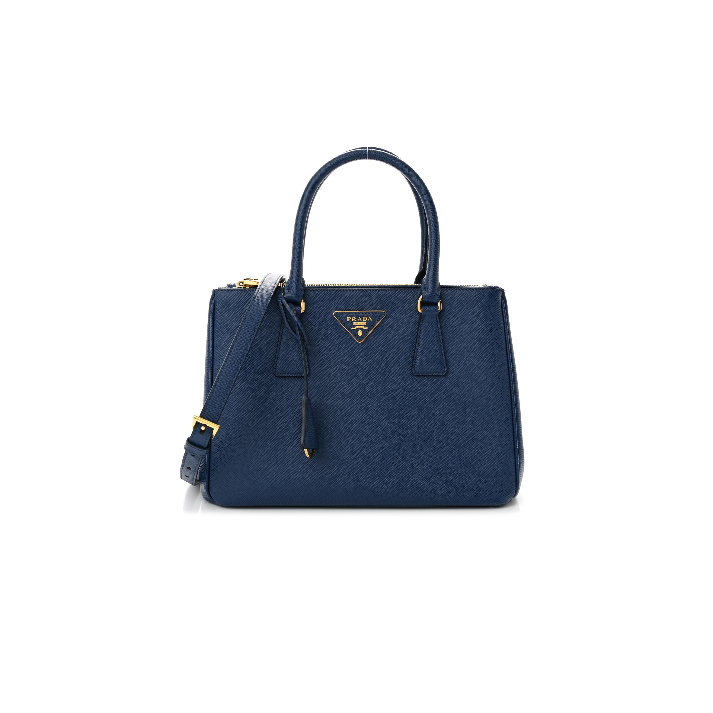 Pra*a medium galleria saffiano leather bag 1ba863 (28*19.5*12cm)